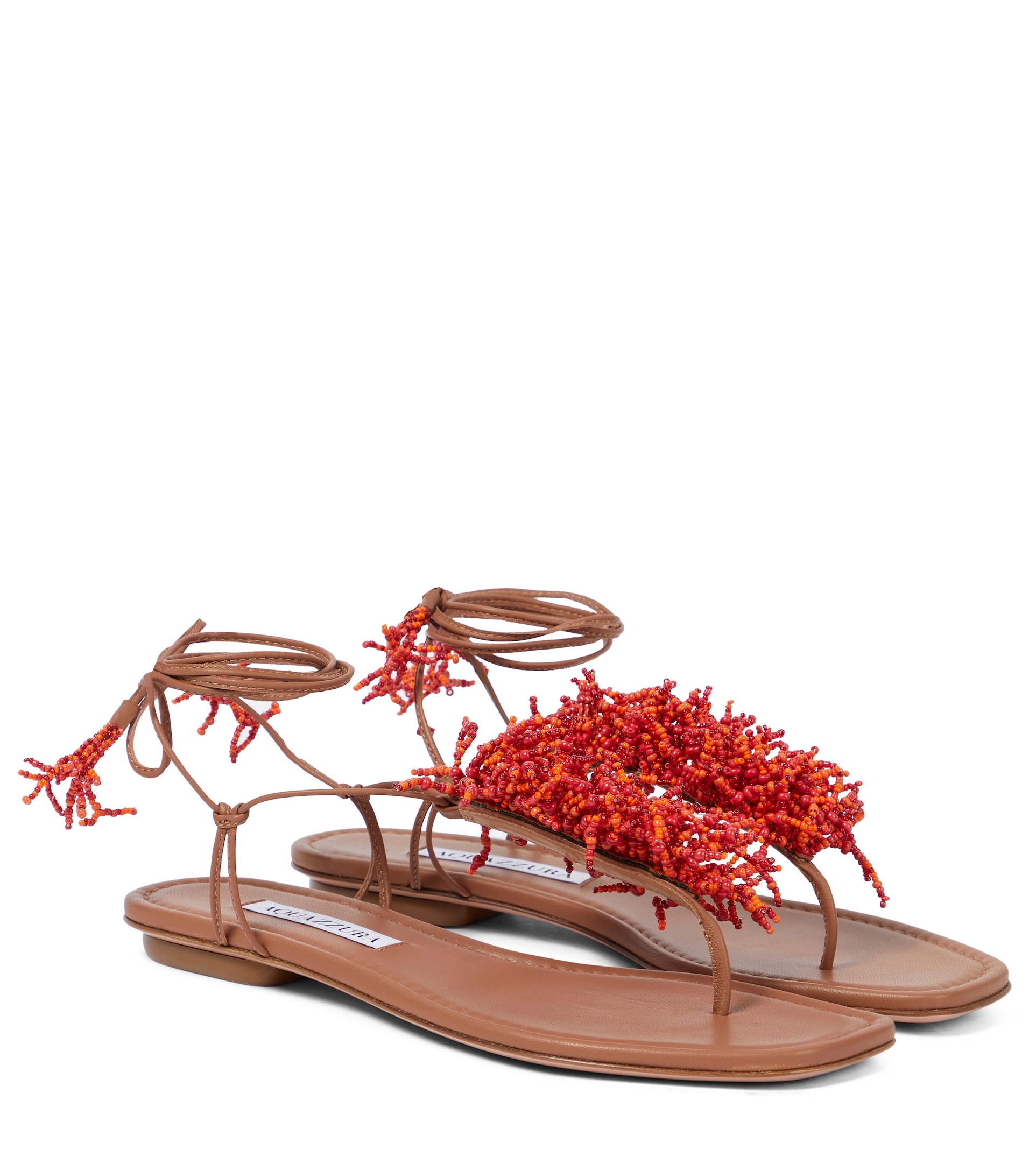 Sandali bassi con on sale lacci alla caviglia