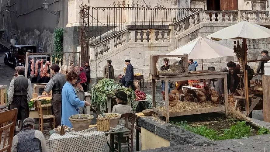 Cinema: Valeria Golino gira a Catania L'arte della gioia. FOTO