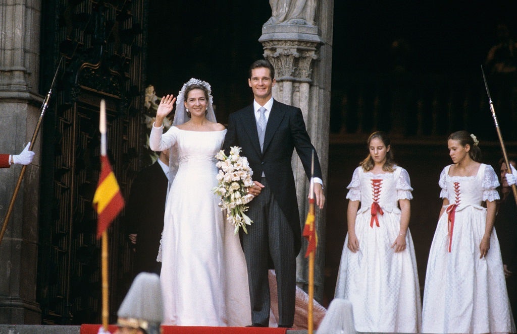 L'infanta di Spagna nel giorno delle nozze 