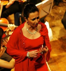 La soprano Silvia Di Falco