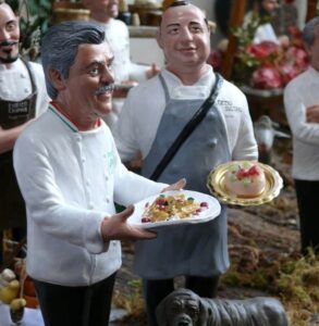I piatti in dono al Bambin Gesù