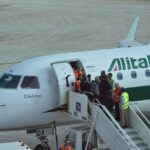 Un volo Alitalia a Comiso