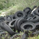 Gli pneumatici abbandonati