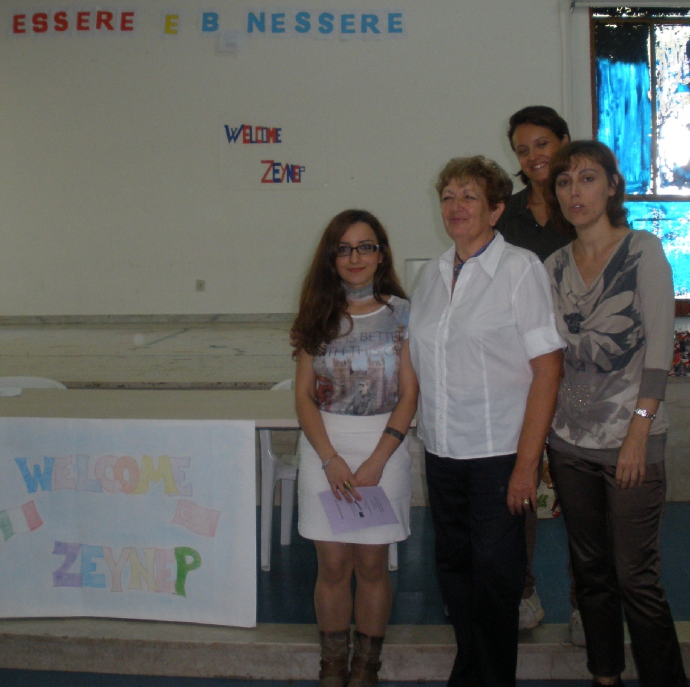 Una prof turca a scuola