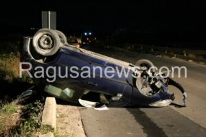 L’auto cappottata