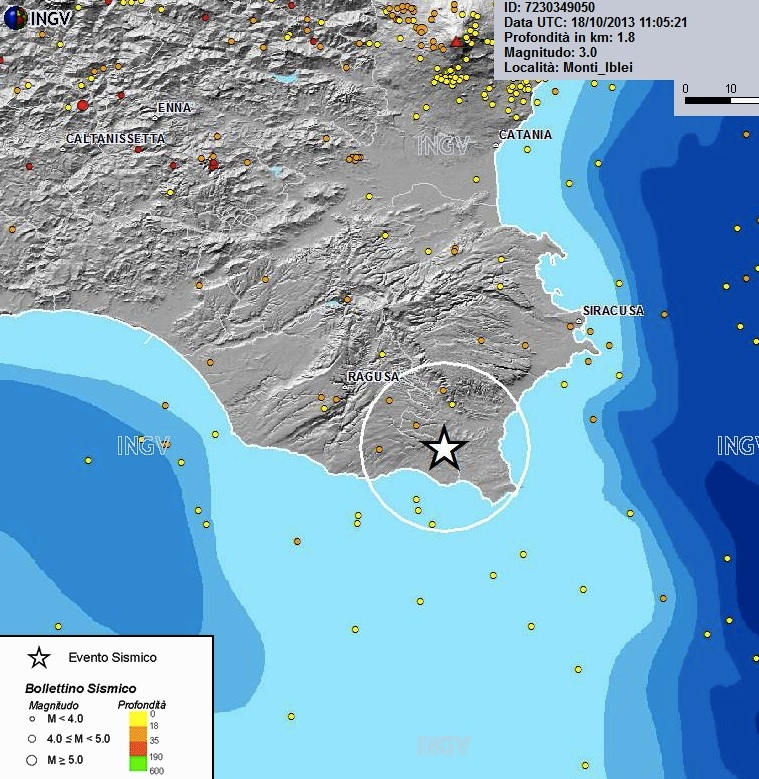 Terremoto tra Ispica e Rosolini, sentito fino a Portopalo