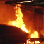 Incendio auto