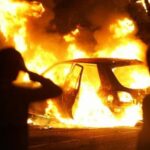 Incendio auto