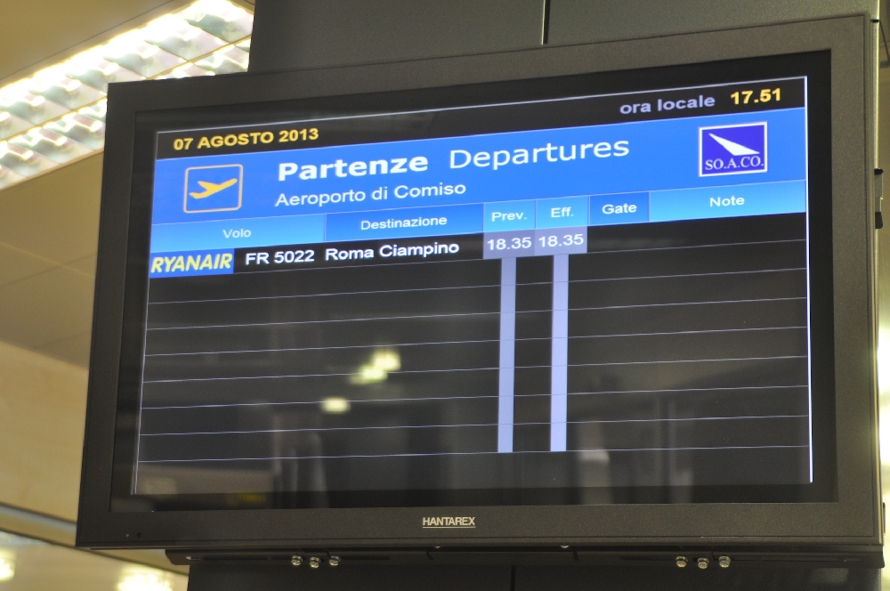 L’aeroporto di Comiso a quota 20 mila passeggeri
