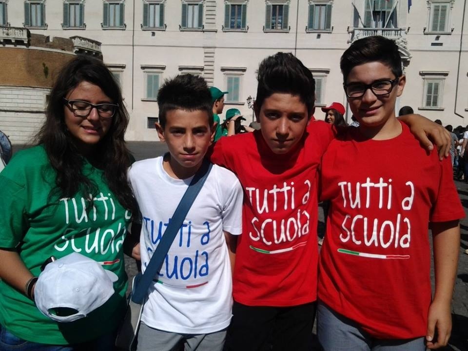 Una scuola di Vittoria al Quirinale