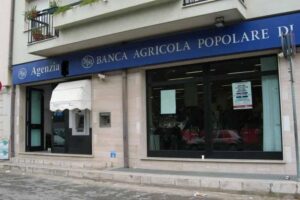 La banca presa di mira