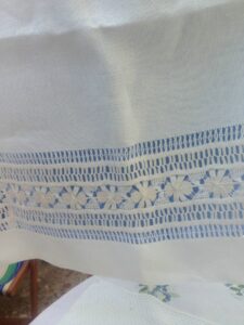 Asciugamano in sfilato siciliano