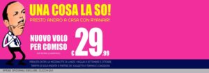 La pubblicità Ryanair