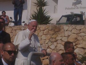 Papa Francesco a Lampedusa