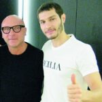 Stefano Fabbiano con Domenico Dolce