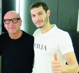 Stefano Fabbiano con Domenico Dolce