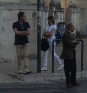 Peppe calabrese il giorno del voto