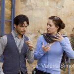 Marco Bocci e Alessia scarso sul set