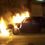 Incendio auto