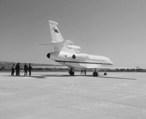L’aereo della simulazione