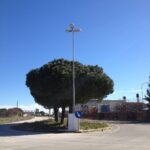 La zona industriale al buio