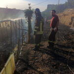 Incendio di una serra