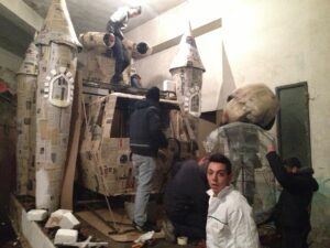 La lavorazione di un carro