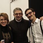 Francesco Lucifora jr insieme ai curatori