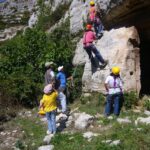 Speleologi in azione