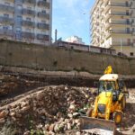 Il cantiere di via Trani