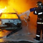 Incendio auto