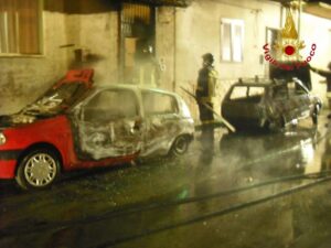 L’incendio della Panda