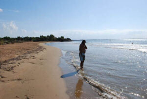 La spiaggia della Marza