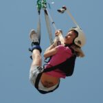 Bungee Jumping, donne a testa in giù a Punta Secca