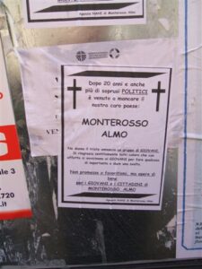 I manifesti a lutto