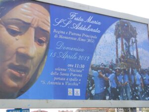 I manifesti sei per tre, per la Madonna