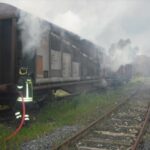 Incendio vagone a Ragusa