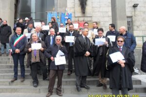 Presidio pro Tribunale a Catania