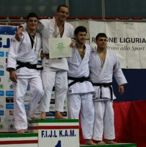 Francesco Scarso sul podio