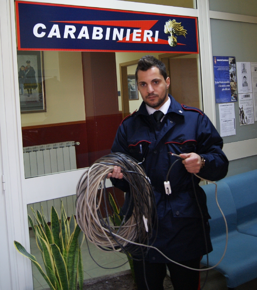 Acate, arrestati due rumeni per furto di energia elettrica