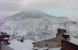 La Befana ha portato la neve a Chiaramonte Gulfi