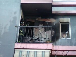 L'incendio della caldaia