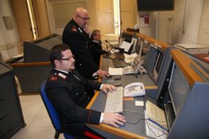La sala operativa del 112