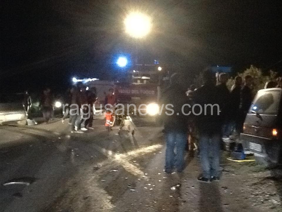 Incidente sulla Comiso-Santa Croce, quattro auto coinvolte