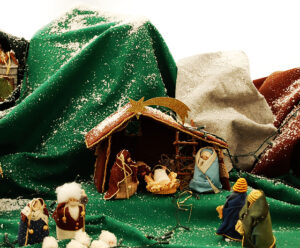 Il presepe tricolore