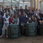 Gli studenti Itis e le compostiere