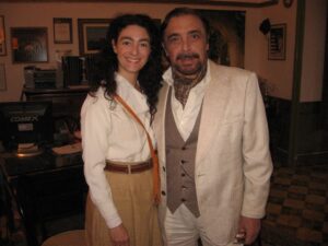 Evelyn Famà e Nino Frassica