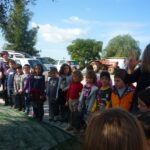Nella Fidone con i bambini