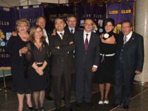 Lions iblei con Di Pietro