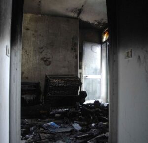 Incendio abitazione
